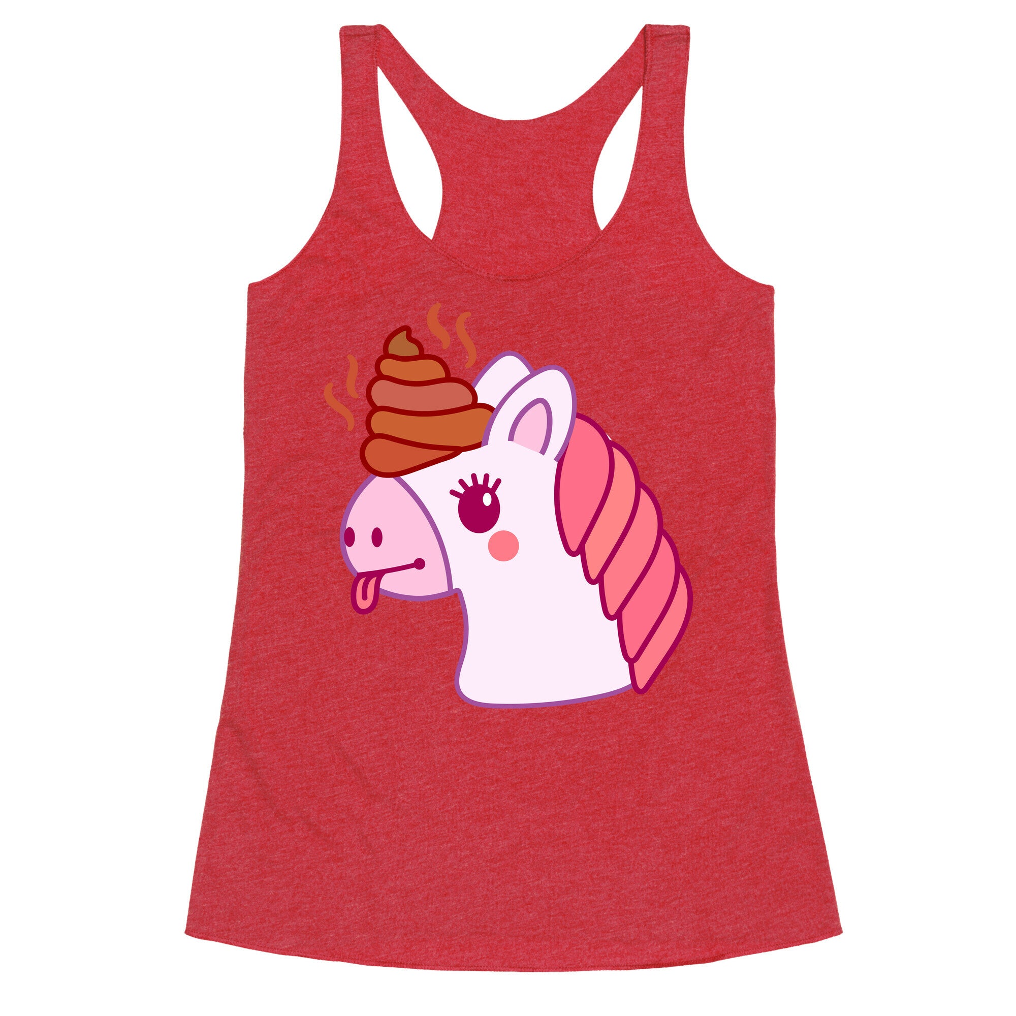 Poopicorn Racerback Tank